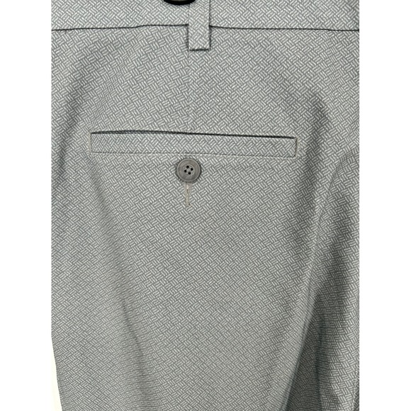 Roundtree & Yorke Mens Performance Flat Front Shorts Gray Waist 34 Inseam 9 - Picture 5 of 8